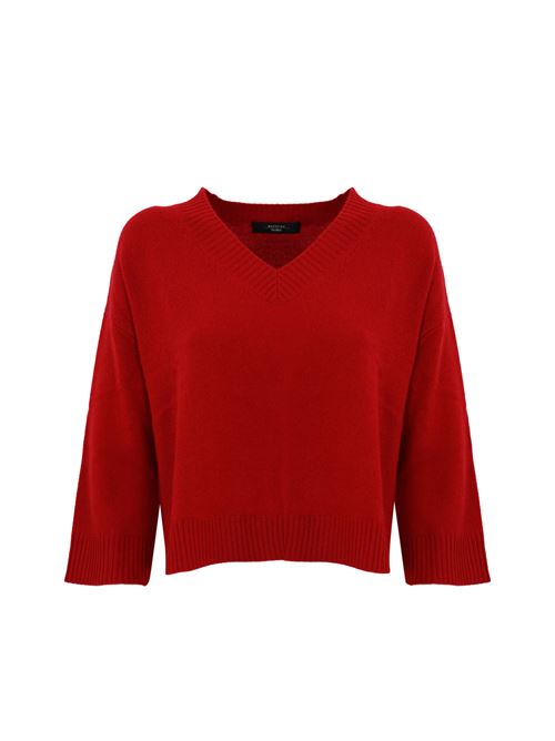 Maglia Leva in cashmere rosso WEEKEND MAX MARA | 2425366011600003